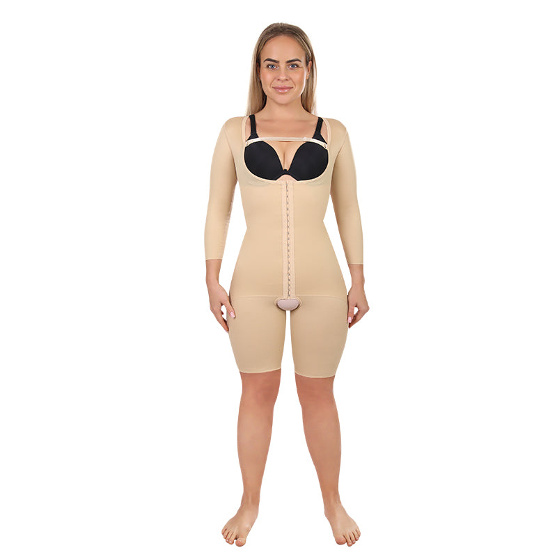 Butt-Lift Bodysuit with Sleeves, Short Length (SO2H Sleeves)