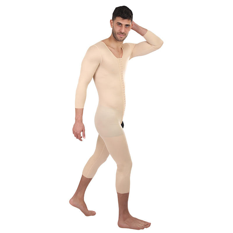Men's Bodysuit with 3/4 Sleeves, Calf Length (SO24 S.P)