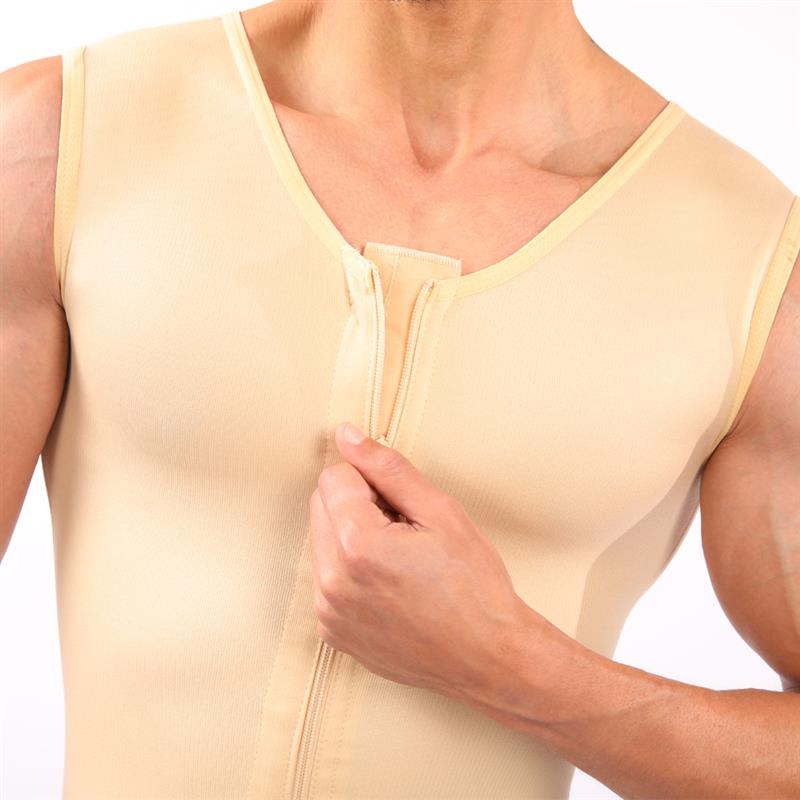 Men's Sleeveless Compression Vest (SO23, Zipper)