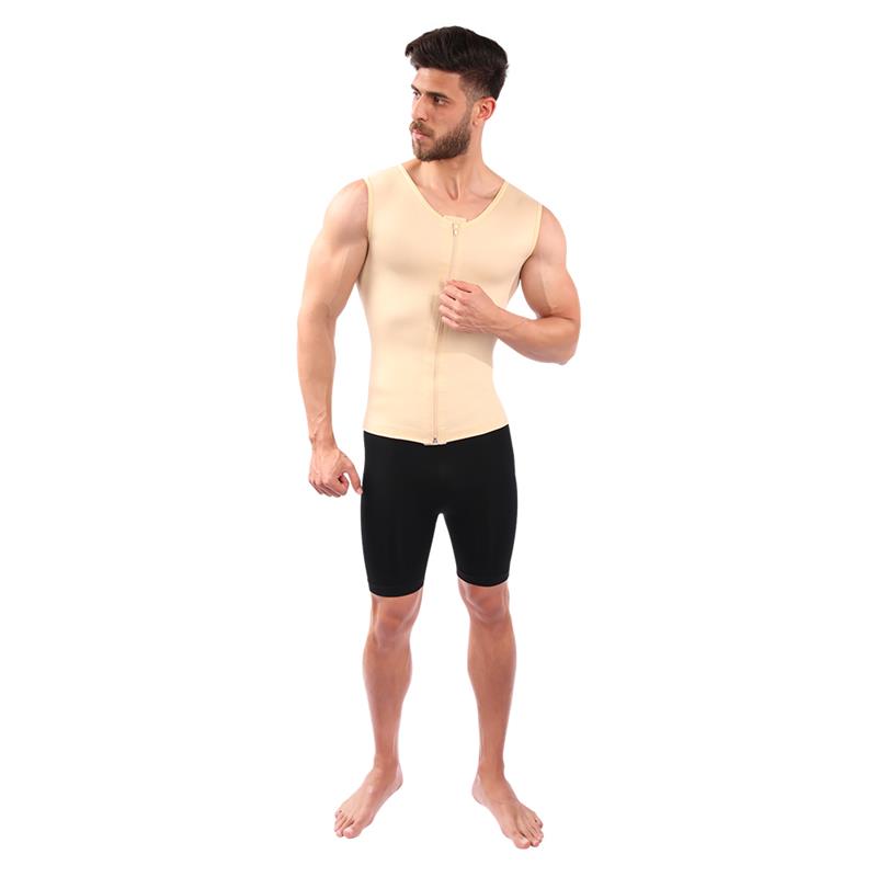 Men's Sleeveless Compression Vest (SO23, Zipper)