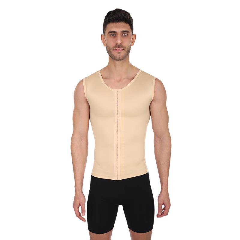 Men's Sleeveless Compression Vest (SO23, Hook and Eye Front)